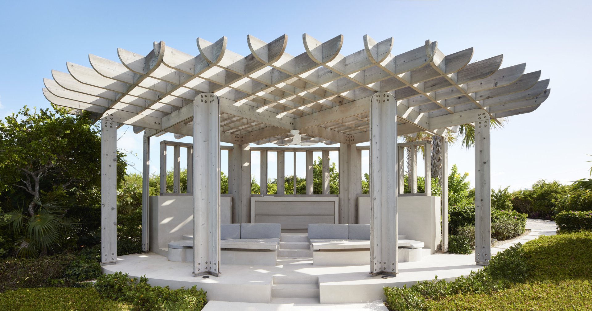 Elliptical Waffle Pavilion